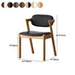 Traditional Dining Accent Chair Open Back Dining Room Chair for Home Clearhalo 'Dining Chairs' 'Dining Tables & Seating' 'dining_chair' 'furn' 'furn_dining_chair' 'Furniture' 'Kitchen & Dining Furniture' 6087095