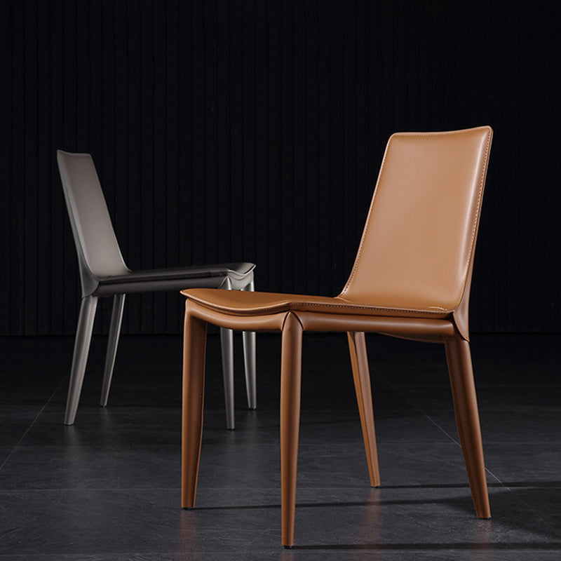 Modern Armless Dining Chairs Low Back Upholstered Side Chair Clearhalo 'Dining Chairs' 'Dining Tables & Seating' 'dining_chair' 'furn' 'furn_dining_chair' 'Furniture' 'Kitchen & Dining Furniture' 6087103