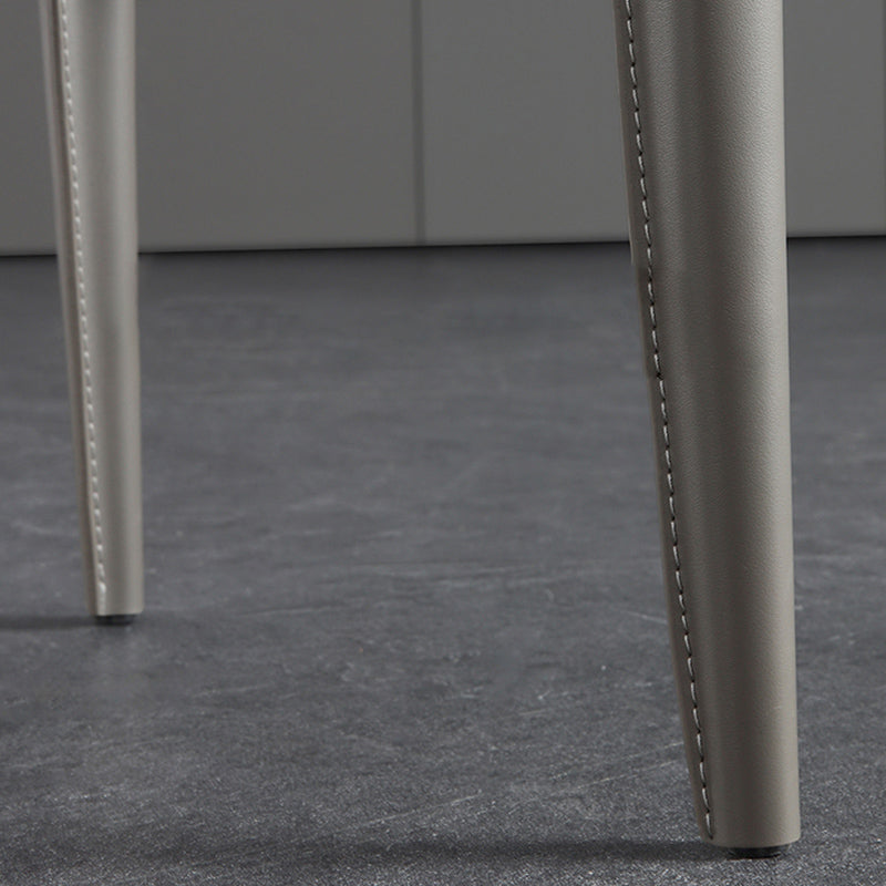 Modern Armless Dining Chairs Low Back Upholstered Side Chair Clearhalo 'Dining Chairs' 'Dining Tables & Seating' 'dining_chair' 'furn' 'furn_dining_chair' 'Furniture' 'Kitchen & Dining Furniture' 6087113