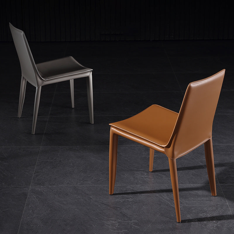 Modern Armless Dining Chairs Low Back Upholstered Side Chair Clearhalo 'Dining Chairs' 'Dining Tables & Seating' 'dining_chair' 'furn' 'furn_dining_chair' 'Furniture' 'Kitchen & Dining Furniture' 6087118