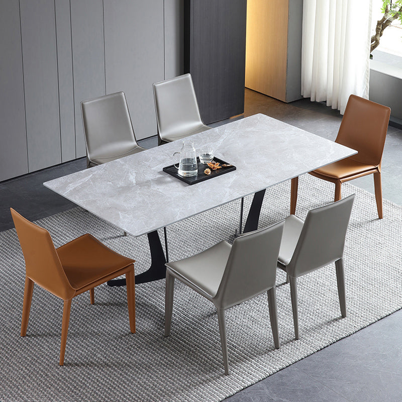 Modern Armless Dining Chairs Low Back Upholstered Side Chair Clearhalo 'Dining Chairs' 'Dining Tables & Seating' 'dining_chair' 'furn' 'furn_dining_chair' 'Furniture' 'Kitchen & Dining Furniture' 6087120