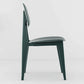 Scandinavian Open Back Side Chair Plastic Armless Dining Chairs