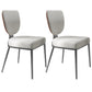 Glam King Louis Back Chair with Chrome Legs Faux Leather Matte Finish Dining Chair