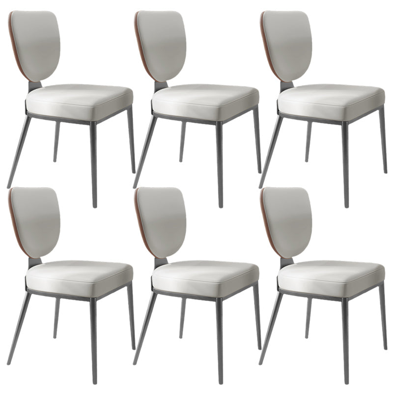 Glam King Louis Back Chair with Chrome Legs Faux Leather Matte Finish Dining Chair