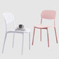 Stackable Plastic Dining Chairs Scandinavian Open Back Dining Side Chair