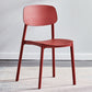 Stackable Plastic Dining Chairs Scandinavian Open Back Dining Side Chair