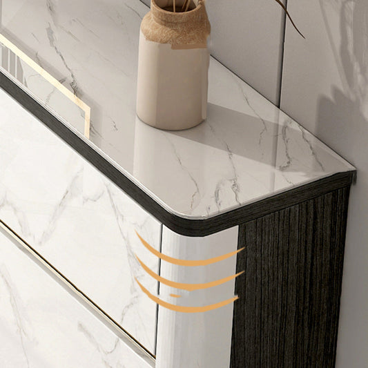 Glam buffet sideboard vetro con luci a led porte a buffet per soggiorno