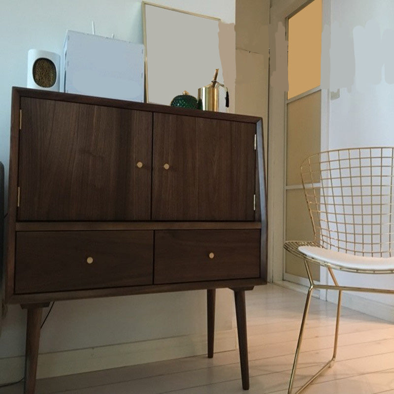 Moderno sideboard a 2 porte 16.1 "W√ó35.4" H Server da pranzo in legno antico per soggiorno