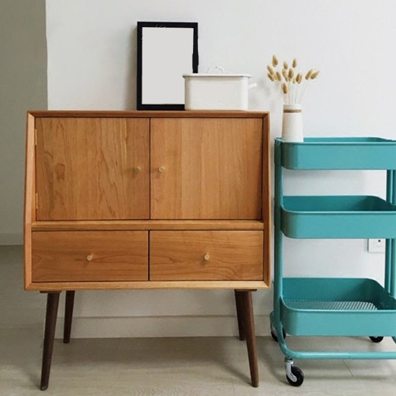 Moderno sideboard a 2 porte 16.1 "W√ó35.4" H Server da pranzo in legno antico per soggiorno