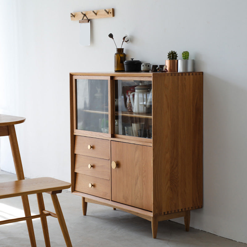 15.7 "W√ó39.4" H MODIFICATION DU BATÉE MODERNE SERVEAU RÉGLABLE SERVIAGE AVEC PORTE DE VERRE