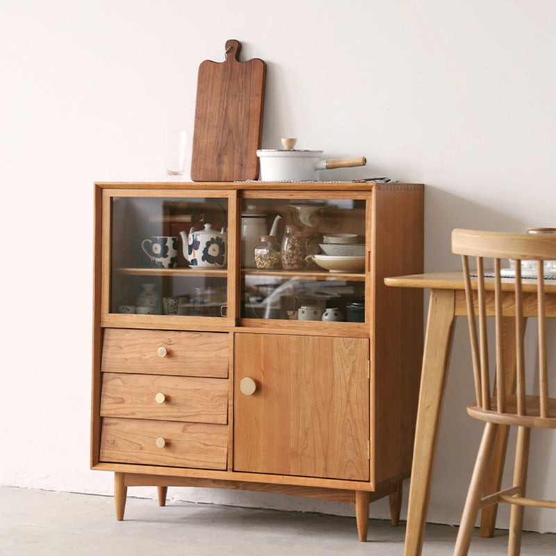 15.7 "W√ó39.4" H MODIFICATION DU BATÉE MODERNE SERVEAU RÉGLABLE SERVIAGE AVEC PORTE DE VERRE