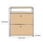 Modern 15.7"W Dining Server Engineered Wood Side Board Locking Cabinets