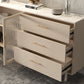 Contemporary Sideboard Buffet with Drawers Wood Buffet Server