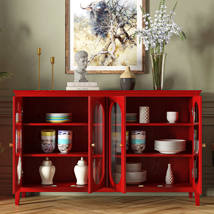 4-Türer-Sideboardtisch 59'l modernes Holzbuffet Sideboard für die Küche