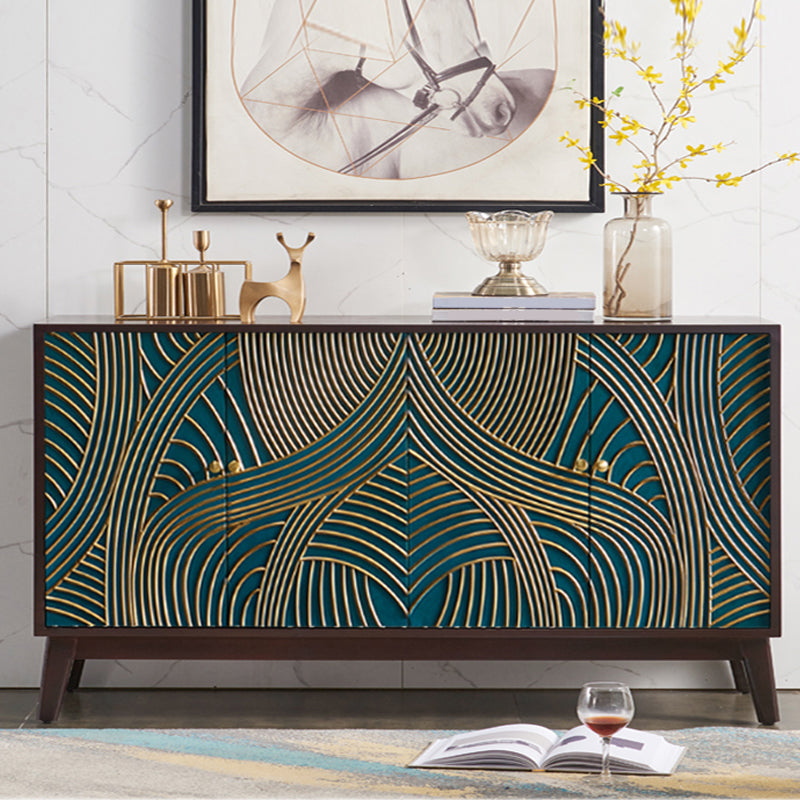 Engineered Wood Buffet Table Contemporary Dining Server for Kitchen Clearhalo 'buffet_sideboard' 'Buffets & Sideboards' 'furn' 'furn_buffet_sideboard' 'Furniture' 'Kitchen & Dining Furniture' 6088045