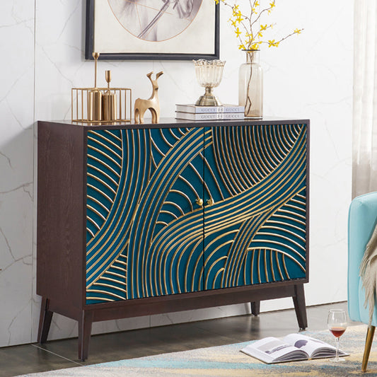 Engineered Wood Buffet Table Contemporary Dining Server for Kitchen Clearhalo 'buffet_sideboard' 'Buffets & Sideboards' 'furn' 'furn_buffet_sideboard' 'Furniture' 'Kitchen & Dining Furniture' 6088053