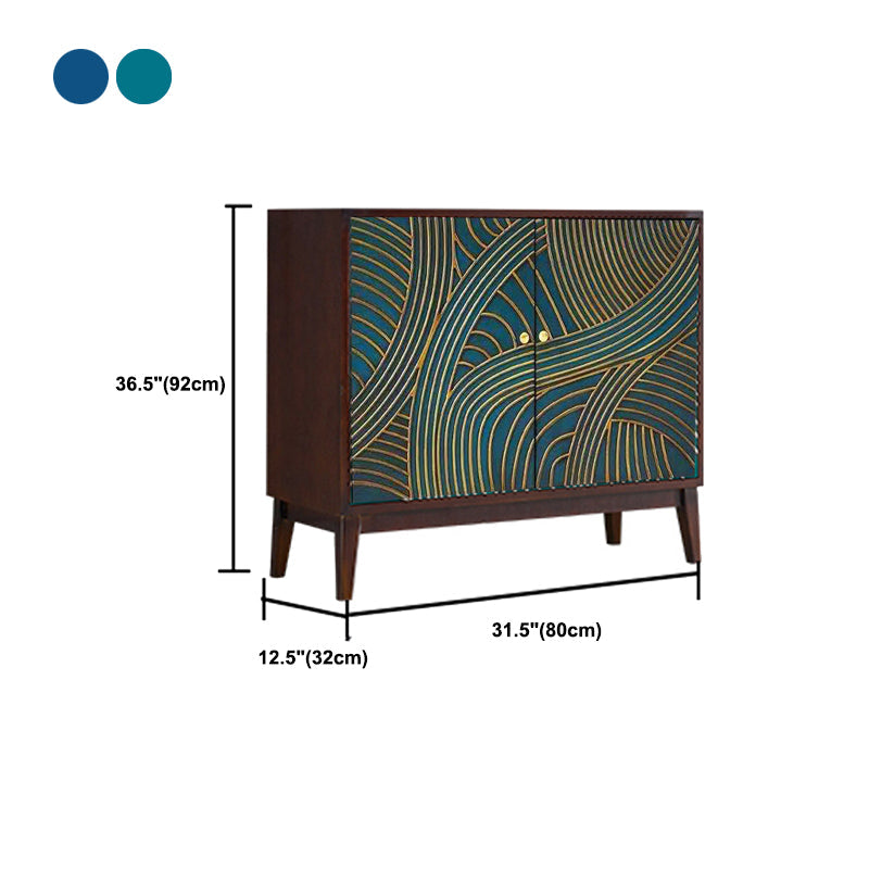 Engineered Wood Buffet Table Contemporary Dining Server for Kitchen Clearhalo 'buffet_sideboard' 'Buffets & Sideboards' 'furn' 'furn_buffet_sideboard' 'Furniture' 'Kitchen & Dining Furniture' 6088058