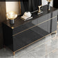 Glam Dining Server Stone e Sideboard in legno con cassetti