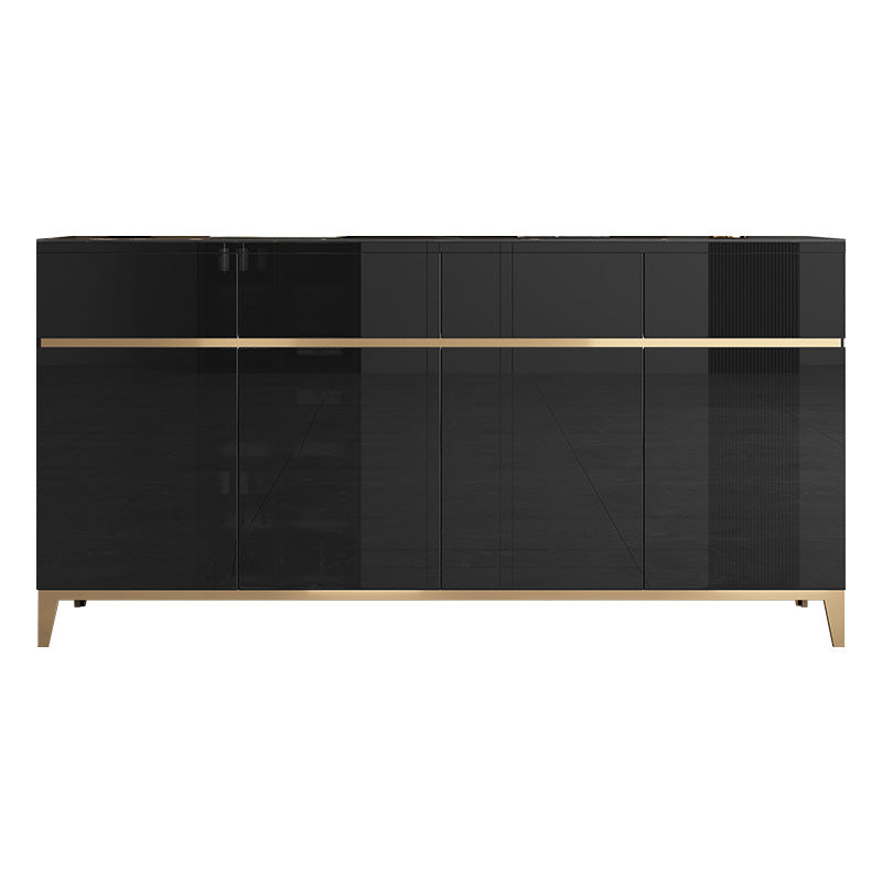 Glam Dining Server Stone e Sideboard in legno con cassetti