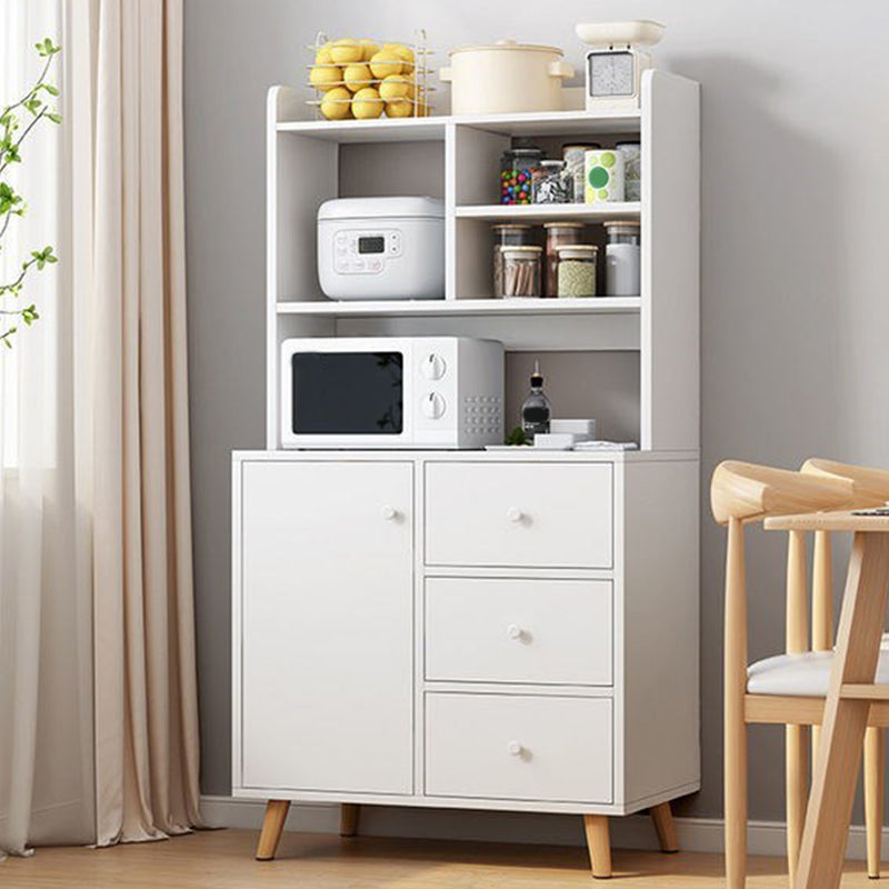 Zeitgenössischer Speiseserver mit Schubladen für den technischen Holzbuffet Server