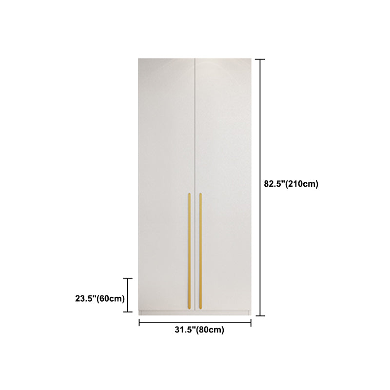 Witte kleur houten garderobe eigentijdse stijl garderobe kast voor thuis