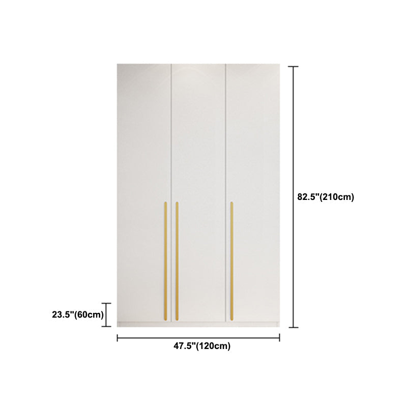 Witte kleur houten garderobe eigentijdse stijl garderobe kast voor thuis