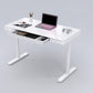 Contemporary Marble T-Shape Office Desk with Metal Legs Writing Desk Clearhalo 'furn' 'furn_office_desk' 'Furniture' 'Office Desks' 'Office Furniture' 'office_desk' 6088534