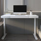Contemporary Marble T-Shape Office Desk with Metal Legs Writing Desk Clearhalo 'furn' 'furn_office_desk' 'Furniture' 'Office Desks' 'Office Furniture' 'office_desk' 6088545