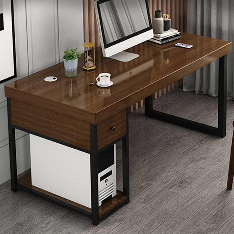 Contemporary Wooden Gaming Desk for Office 23.6"W X 29.5"H Desk Clearhalo 'furn' 'furn_office_desk' 'Furniture' 'Office Desks' 'Office Furniture' 'office_desk' 6088549