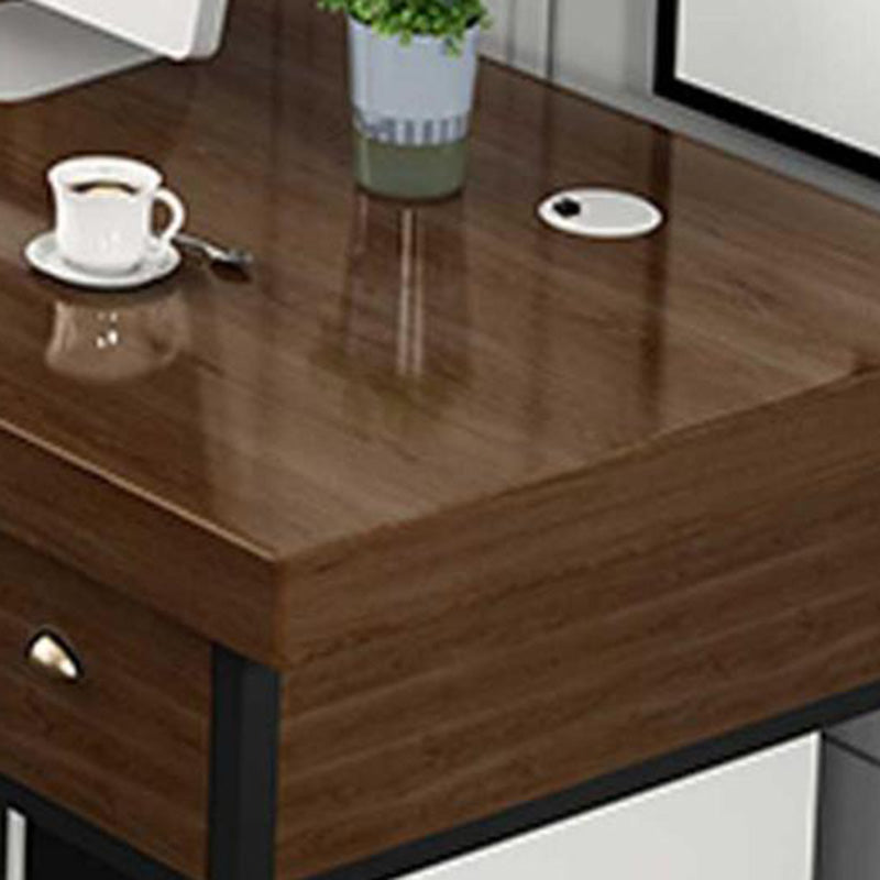 Contemporary Wooden Gaming Desk for Office 23.6"W X 29.5"H Desk Clearhalo 'furn' 'furn_office_desk' 'Furniture' 'Office Desks' 'Office Furniture' 'office_desk' 6088551