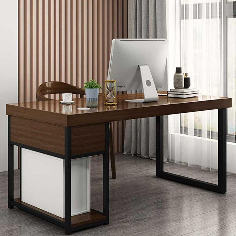Contemporary Wooden Gaming Desk for Office 23.6"W X 29.5"H Desk Clearhalo 'furn' 'furn_office_desk' 'Furniture' 'Office Desks' 'Office Furniture' 'office_desk' 6088555