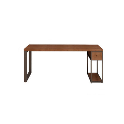 Hedendaagse massief houten bureau 30-inch H Computer Desk in Brown