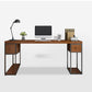 Hedendaagse massief houten bureau 30-inch H Computer Desk in Brown
