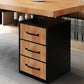 Contemporary Office Desk Rectangular Solid Wood Executive Desks Clearhalo 'furn' 'furn_office_desk' 'Furniture' 'Office Desks' 'Office Furniture' 'office_desk' 6088672