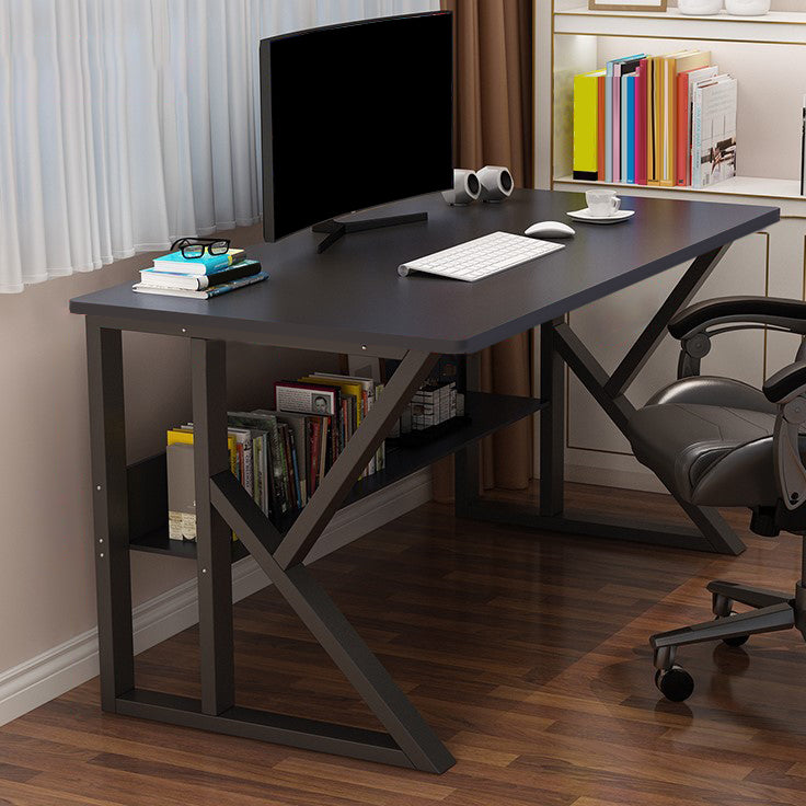 Escritorio de escritura de madera ergonómica escritorio de computadora contemporáneo para dormitorios