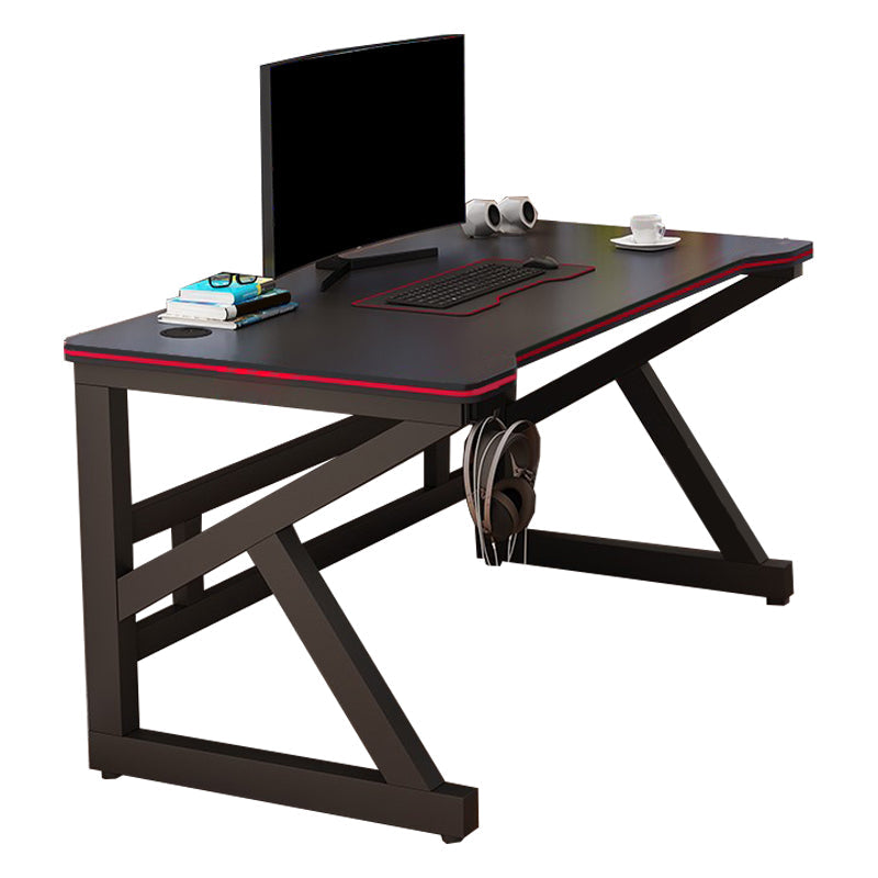 Escritorio de escritura de madera ergonómica escritorio de computadora contemporáneo para dormitorios