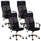16" Wide Contemporary Arm Chair Breathable AirGrid Upholstered Desk Chair 4 Piece Set Fixed Arms Clearhalo 'furn' 'furn_office_chair' 'Furniture' 'Office Chairs' 'Office Furniture' 'office_chair' 6089014