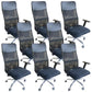 16" Wide Contemporary Arm Chair Breathable AirGrid Upholstered Desk Chair 8 Piece Set Height-Adjustable Arms Clearhalo 'furn' 'furn_office_chair' 'Furniture' 'Office Chairs' 'Office Furniture' 'office_chair' 6089027