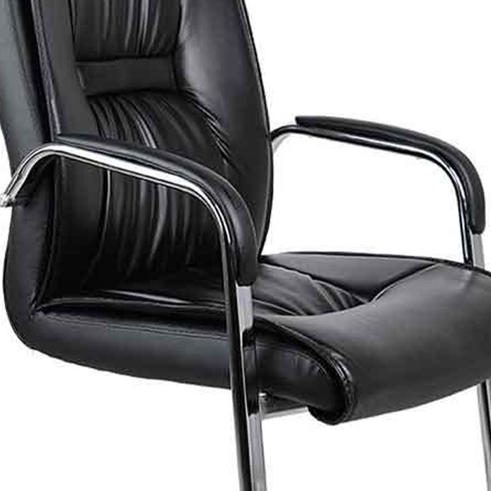 22 Inch Wide Arm Chair Contemporary Black No Wheels Desk Chair Clearhalo 'furn' 'furn_office_chair' 'Furniture' 'Office Chairs' 'Office Furniture' 'office_chair' 6089157