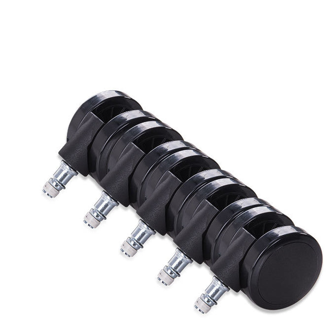Silla moderna con brazo y ruedas, silla de escritorio con respaldo medio en color negro de microfibra