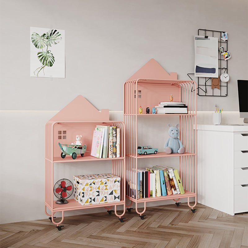 11" Wide Contemporary Shelf Metal Open Shelves Included Bookcase