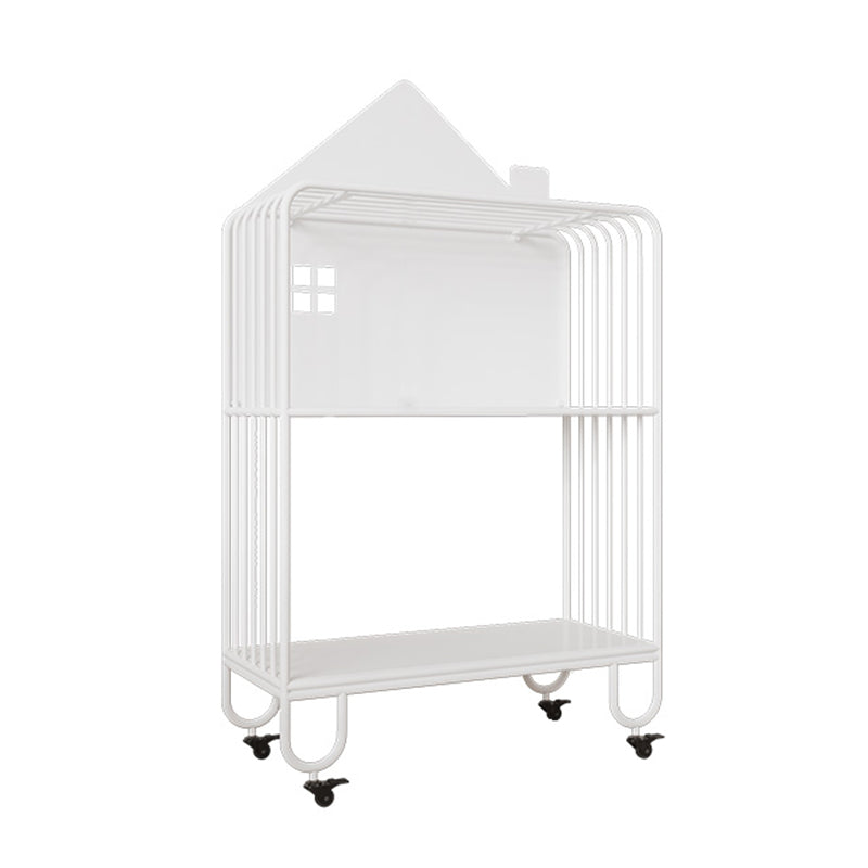 11" Wide Contemporary Shelf Metal Open Shelves Included Bookcase