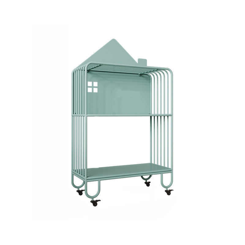 11" Wide Contemporary Shelf Metal Open Shelves Included Bookcase