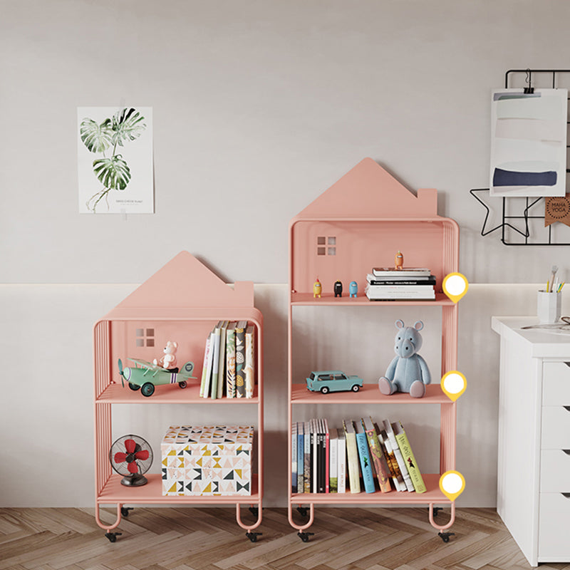 11" Wide Contemporary Shelf Metal Open Shelves Included Bookcase