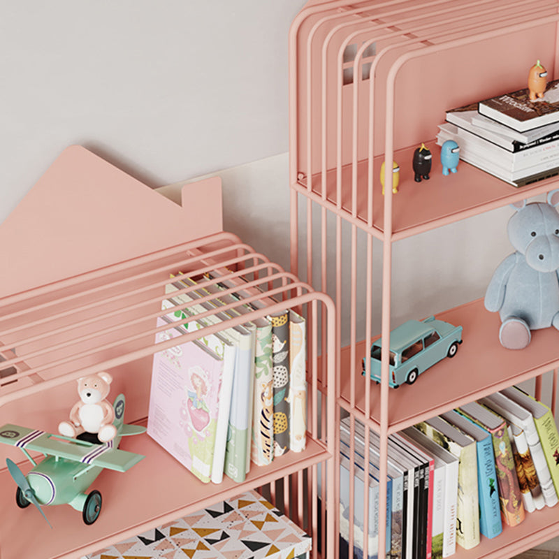 11" Wide Contemporary Shelf Metal Open Shelves Included Bookcase