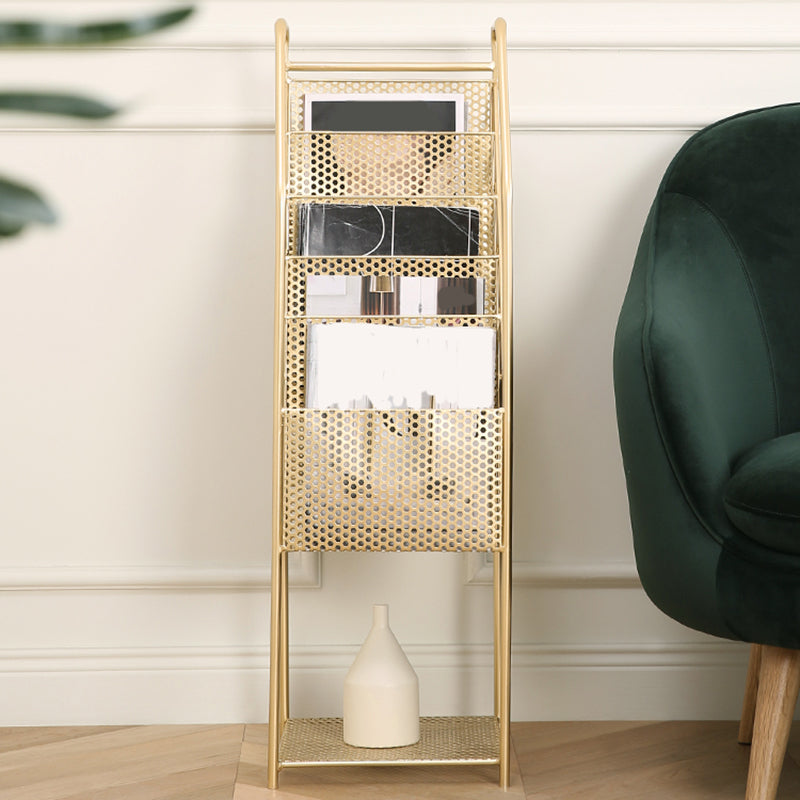 12" Wide Contemporary Shelf Bookcase Shelves Included Metal Bookcase Clearhalo 'Bookcases' 'furn' 'furn_bookcases' 'Furniture' 'Office Furniture' 6089293