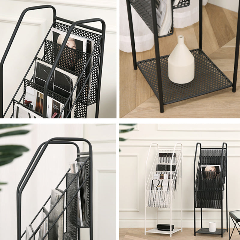 12" Wide Contemporary Shelf Bookcase Shelves Included Metal Bookcase Clearhalo 'Bookcases' 'furn' 'furn_bookcases' 'Furniture' 'Office Furniture' 6089295