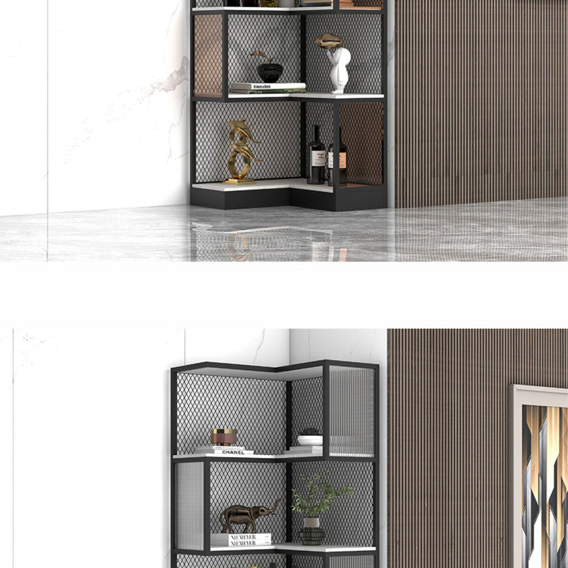 22 "étagères contemporaines de large étagères fermées en métal comprenant une bibliothèque