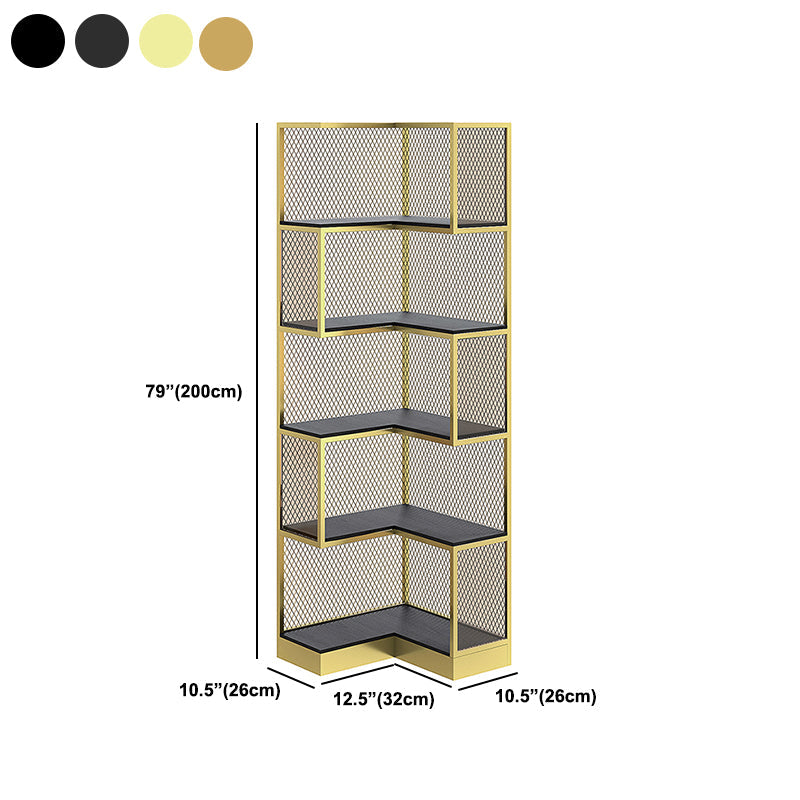 22 "étagères contemporaines de large étagères fermées en métal comprenant une bibliothèque