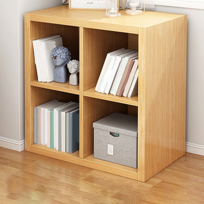 11.8 "De large étagère contemporaine fermée en bois naturel en bois naturel